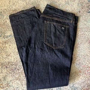 rag & bone dark wash standard issue jeans